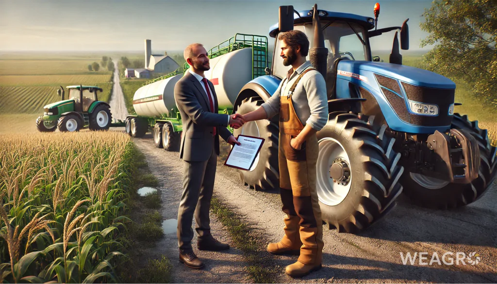 Продаж товарних кредитів в агросекторі